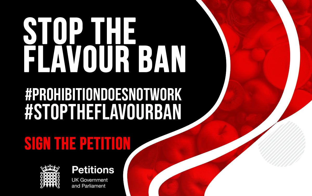 Stop The Flavour Ban Banner