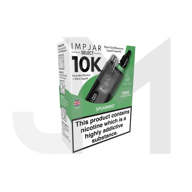 10mg Imp Jar Select 10ml Starter Vape Kit