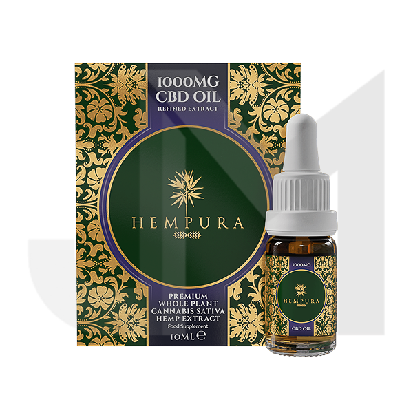 Hempura 1000mg CBD Broad Spectrum Oil Refined with terpenes - 10ml