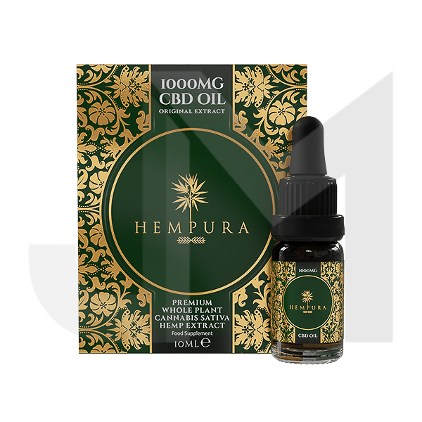 Hempura 1000mg CBD Broad Spectrum Oil with terpenes - 10ml