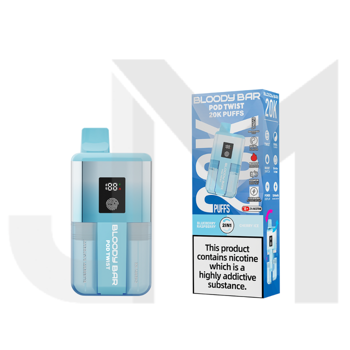 Bloody Bar 20k Twist Prefilled Pod Vape Kit - 20000 Puffs