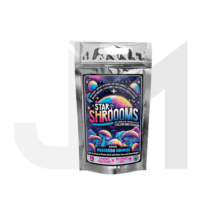 Innooova Starshroooms Nootropic + Adaptagenic Mushroom Gummies Full Pack - 10 Gummies