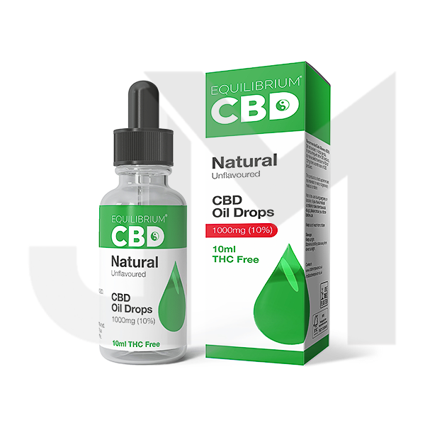 1000mg Equilibrium CBD Oil 10ml - Natural Flavour