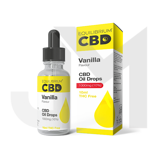 1000mg Equilibrium CBD Oil 10ml - Vanilla Flavour