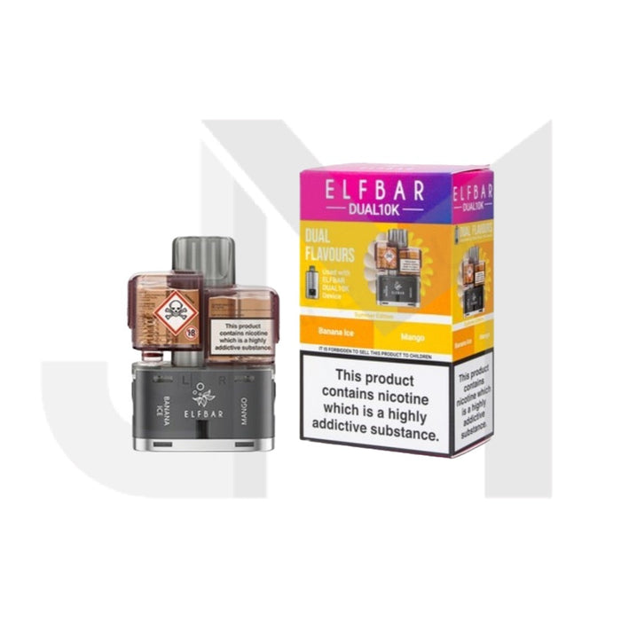 20mg ELFBAR Dual 10K Prefilled Pod Pack 10000 Puffs