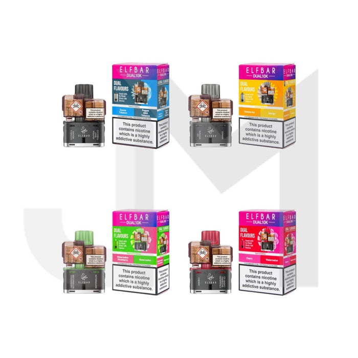 20mg ELFBAR Dual 10K Prefilled Pod Pack 10000 Puffs