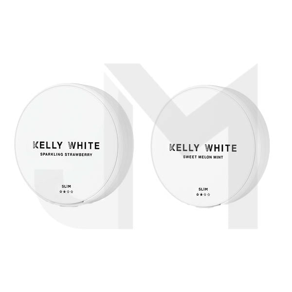 10mg Kelly White Medium Slim Nicotine Pouches - 20 Pouches