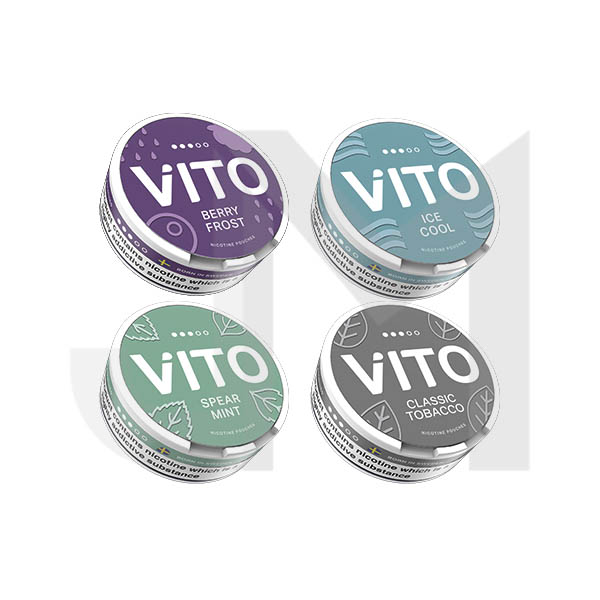 10mg VITO Nicotine Pouches - 20 Pouches