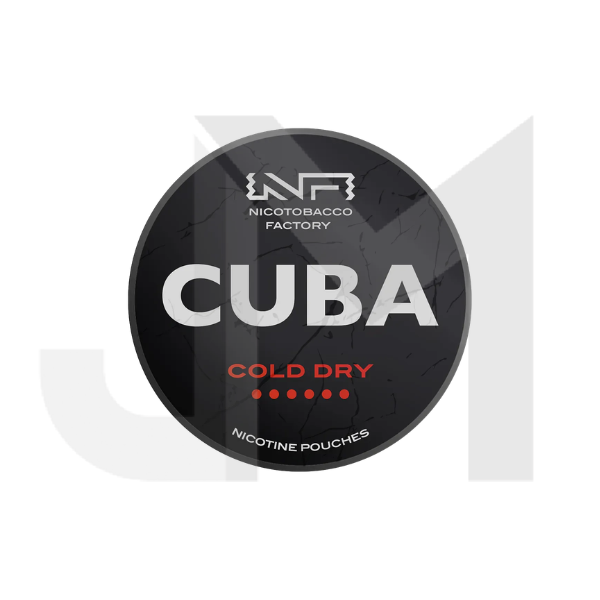43mg CUBA Black Nicotine Pouches - 25 Pouches