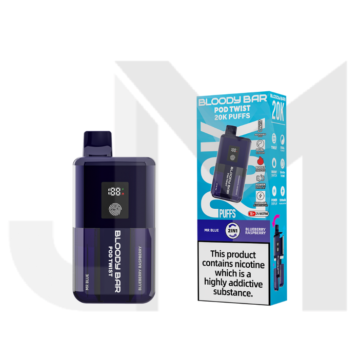 Bloody Bar 20k Twist Prefilled Pod Vape Kit - 20000 Puffs