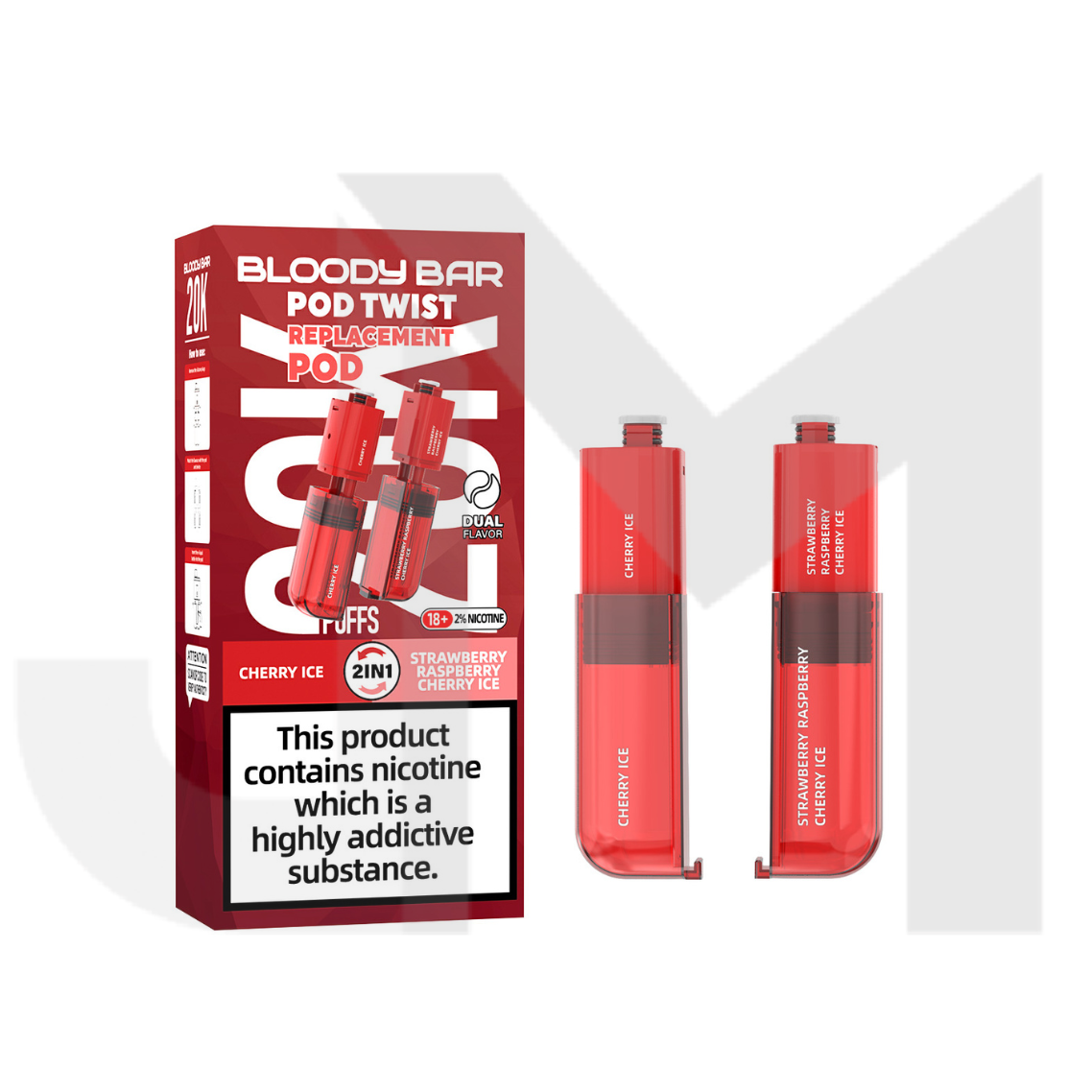 Cherry Ice / Strawberry Raspberry Cherry Ice