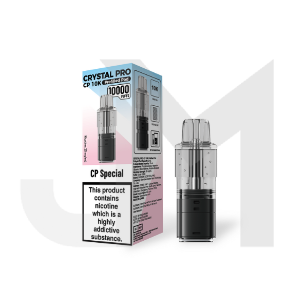 20mg Crystal Pro CP 10K Prefilled Pod 10000 Puffs - 1Pc