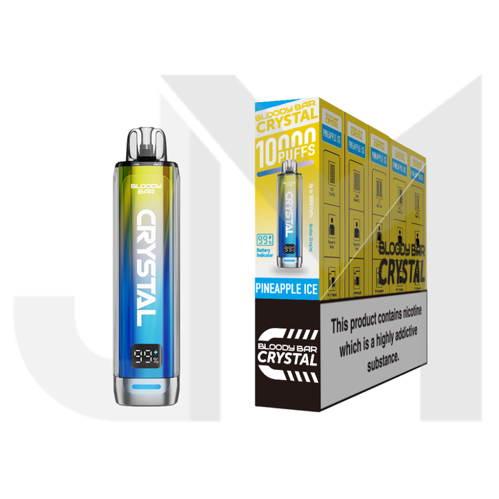 20mg Bloody Bar Crystal 10K Prefilled Pod Vape Kit 10000 Puffs