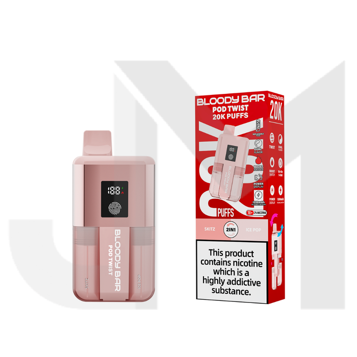 Bloody Bar 20k Twist Prefilled Pod Vape Kit - 20000 Puffs