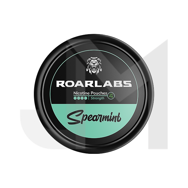 14mg Roar Labs Spearmint Nicotine Pouch - 20 Pouches
