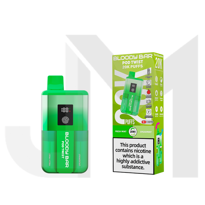 Bloody Bar 20k Twist Prefilled Pod Vape Kit - 20000 Puffs