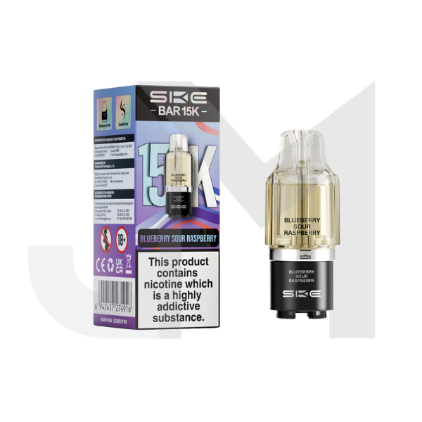 20mg SKE Bar 15K Prefilled Pod 15000 Puffs - 1Pc