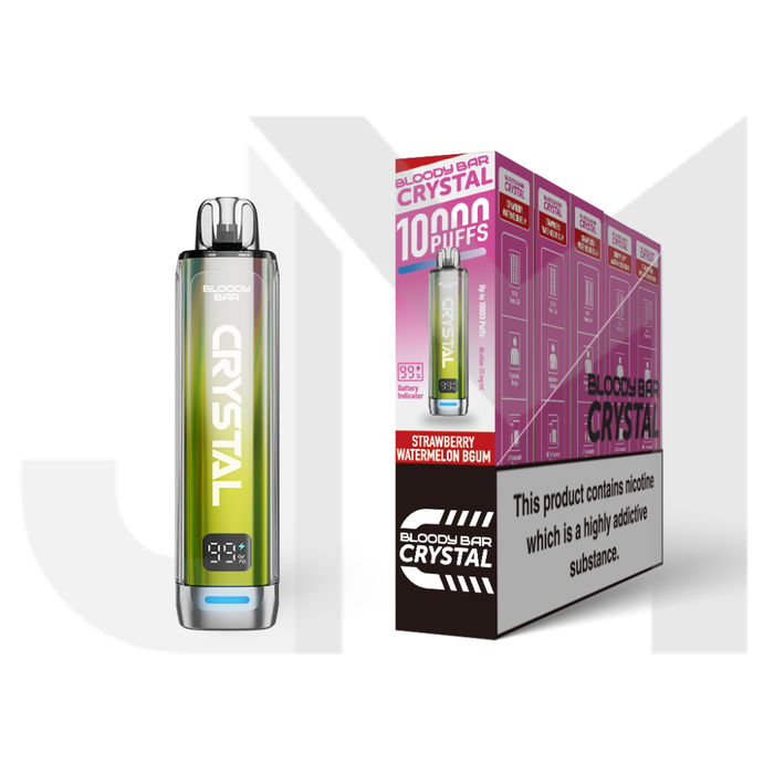 20mg Bloody Bar Crystal 10K Prefilled Pod Vape Kit 10000 Puffs