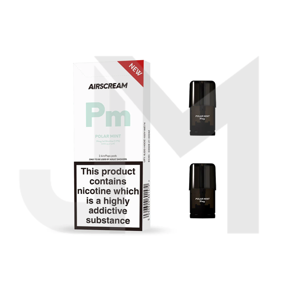AirsPops By Airscream Pre-filled Replacement Pods 2PCS 1.2ml