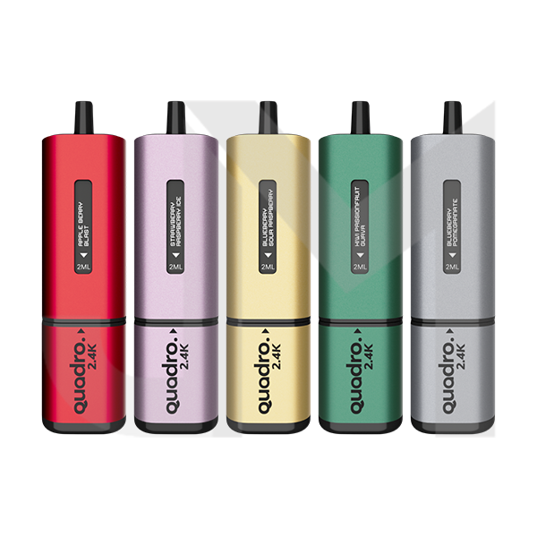 20mg Quadro 2.4K Pod Vape Kit 4 in 1 - 2400 Puffs 20mg Quadro 2.4K Pod Vape Kit 4 in 1 - 2400 Puffs