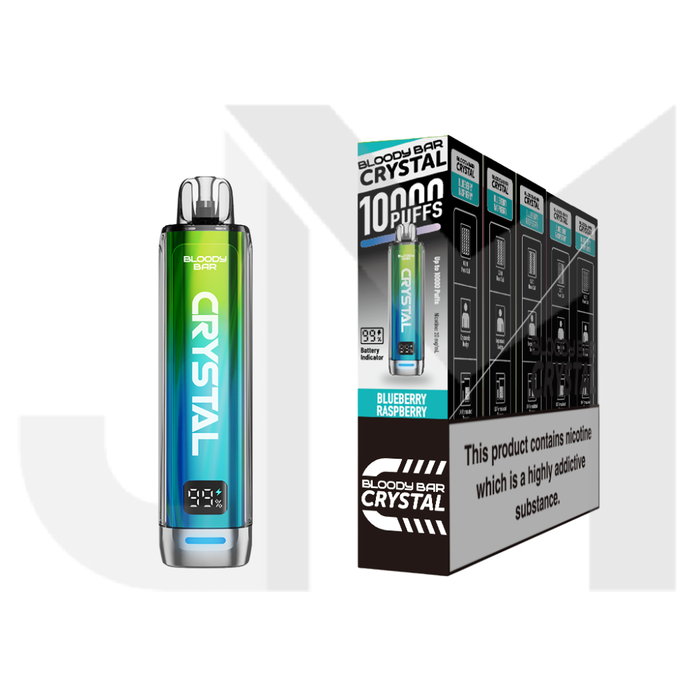 20mg Bloody Bar Crystal 10K Prefilled Pod Vape Kit 10000 Puffs