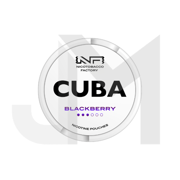16mg CUBA White Nicotine Pouches - 25 Pouches