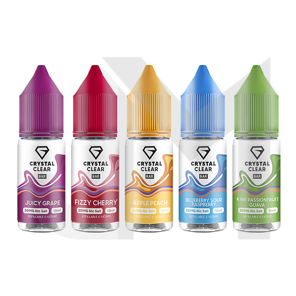 20mg Crystal Clear Bar Salt 10ml (50VG/50PG) 20mg Crystal Clear Bar Salt 10ml (50VG/50PG)