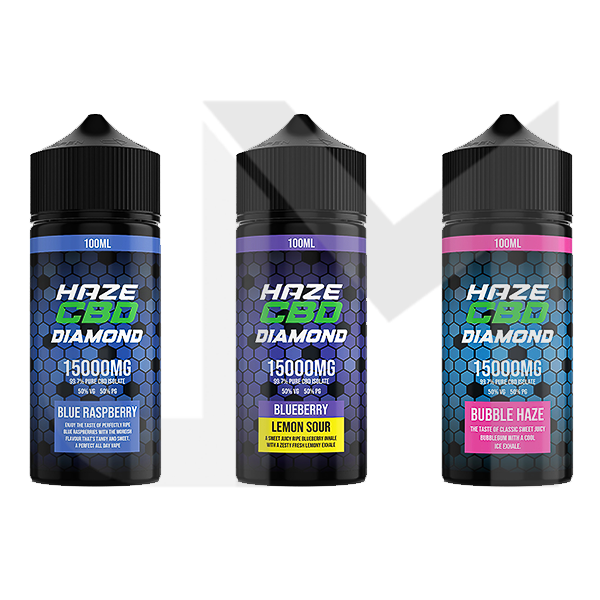 Haze CBD Diamond 15000mg CBD E-Liquid 100ml Haze CBD Diamond 15000mg CBD E-Liquid 100ml