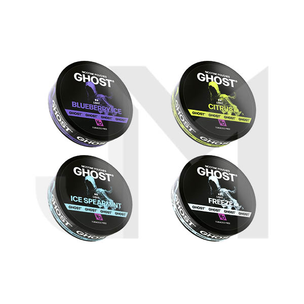 6mg Ghost Light Nicotine Pouches - 20 Pouches 6mg Ghost Light Nicotine Pouches - 20 Pouches