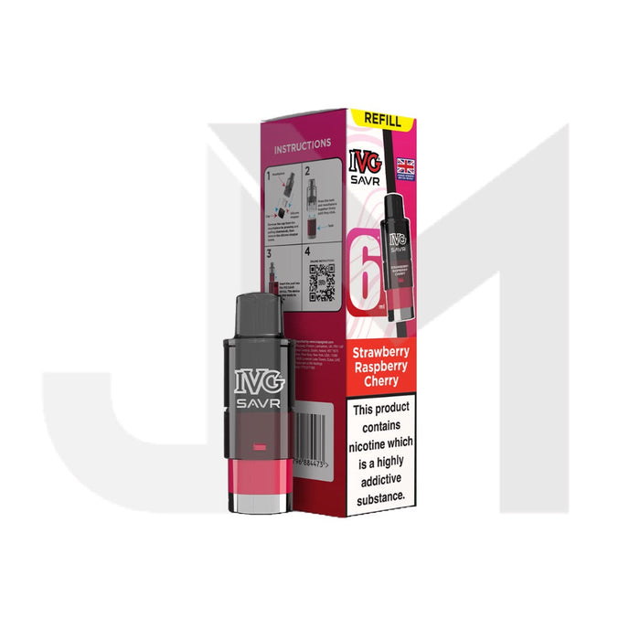 20mg IVG SAVR Refill Pod Pack 3000 Puffs 20mg IVG SAVR Refill Pod Pack 3000 Puffs