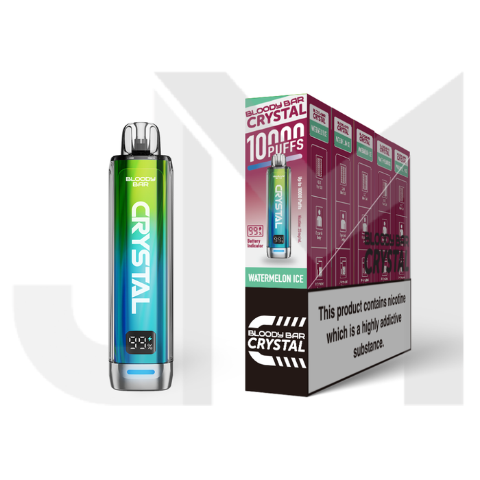 20mg Bloody Bar Crystal 10K Prefilled Pod Vape Kit 10000 Puffs