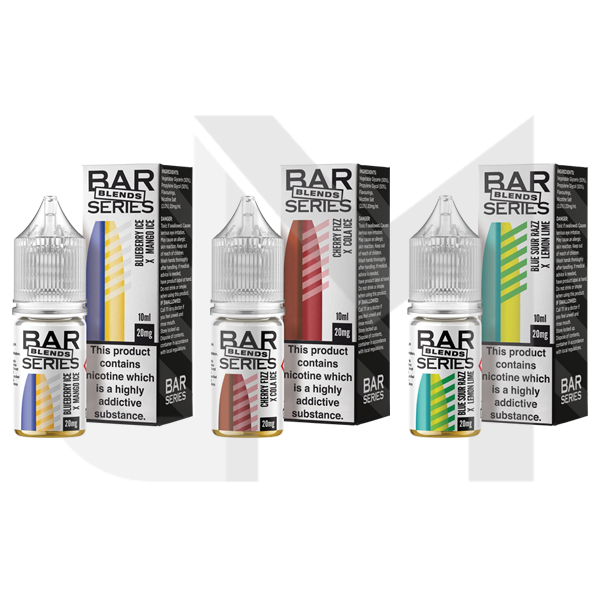 20mg Bar Series Blends 10ml Nic Salts (50VG/50PG)