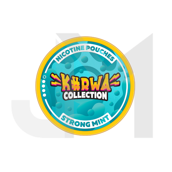 12mg Kurwa Collection Nicotine Pouches - 20 Pouches