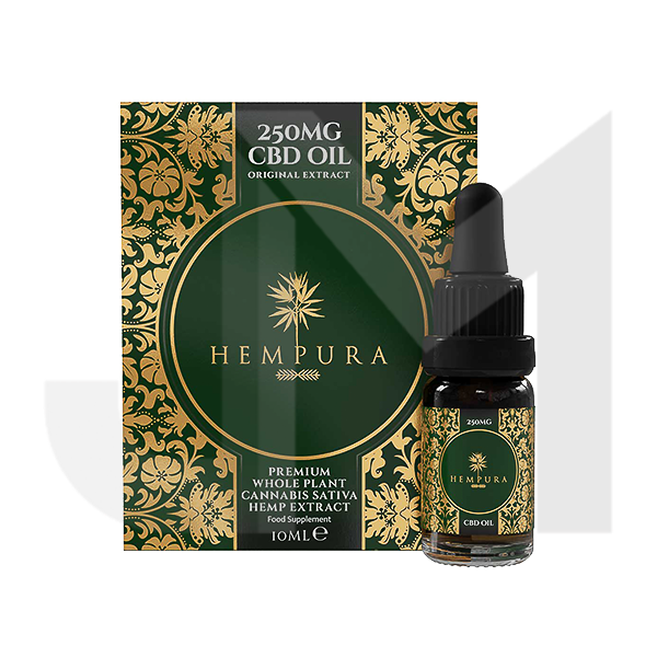 Hempura 250mg CBD Broad Spectrum Oil with terpenes - 10ml