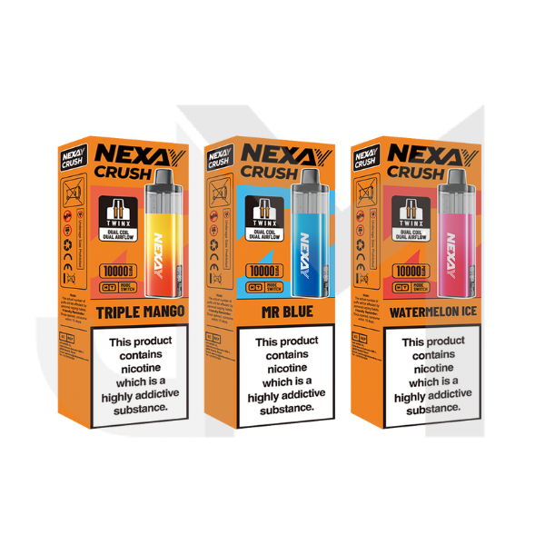 20mg Nexay Crush 10K Prefilled Pod Vape Kit 10000 Puffs