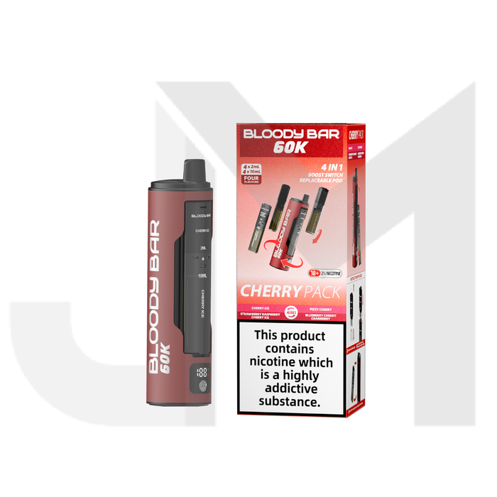 Bloody Bar 60k 4 in 1 Prefilled Pod Vape Kit 60000 Puffs