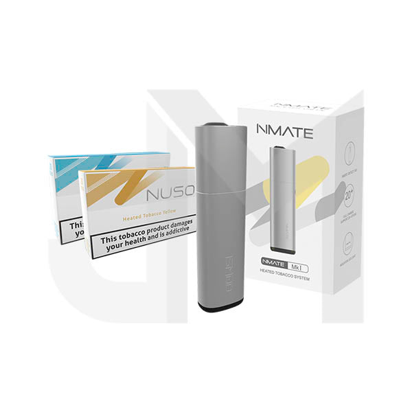 NUSO Heated Tobacco Sticks Starter Kit Pack (Free Nmate Device)