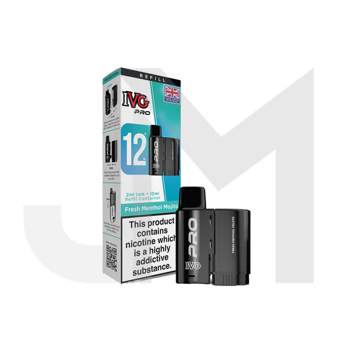 20mg IVG Pro 12 Refill Pod Pack 10000 Puffs