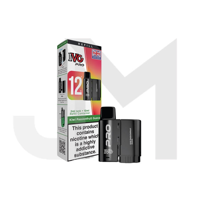 20mg IVG Pro 12 Refill Pod Pack 10000 Puffs