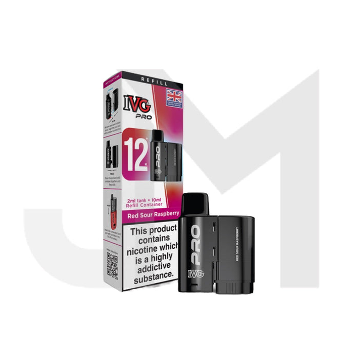 20mg IVG Pro 12 Refill Pod Pack 10000 Puffs