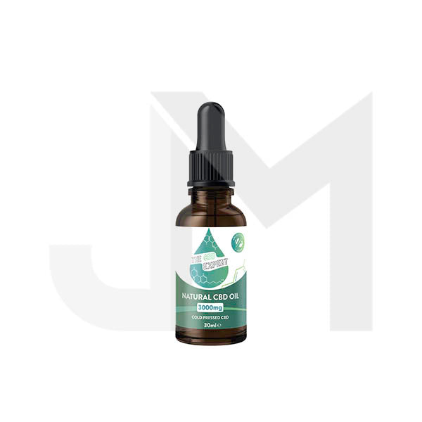 The CBD Expert 3000mg Cold Pressed CBD Oil - 30ml  