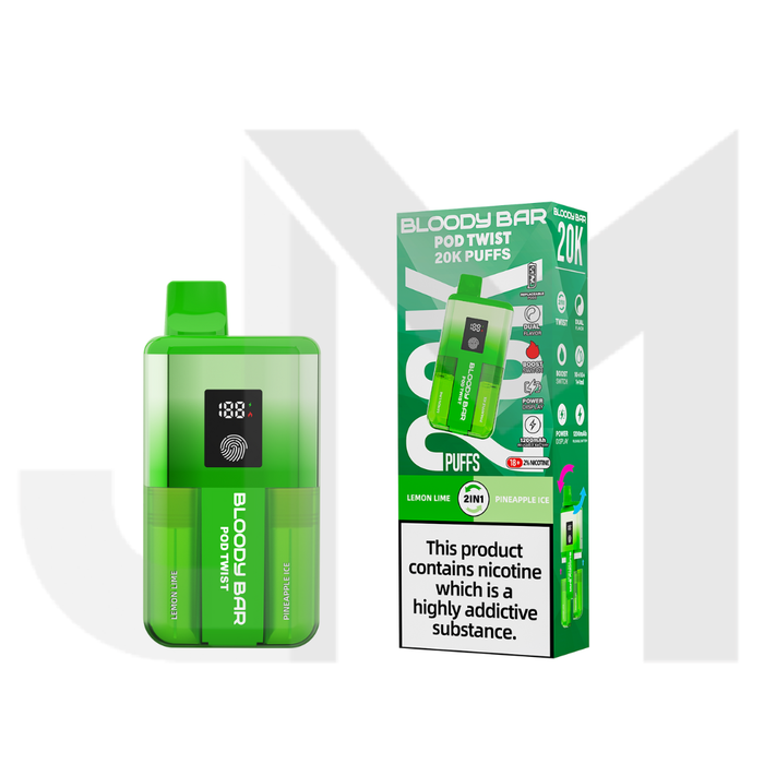Bloody Bar 20k Twist Prefilled Pod Vape Kit - 20000 Puffs