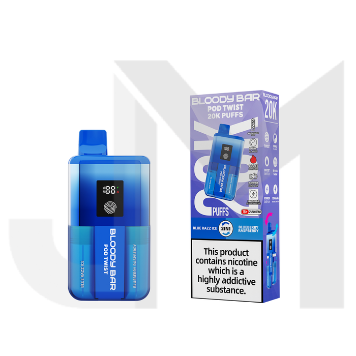 Bloody Bar 20k Twist Prefilled Pod Vape Kit - 20000 Puffs