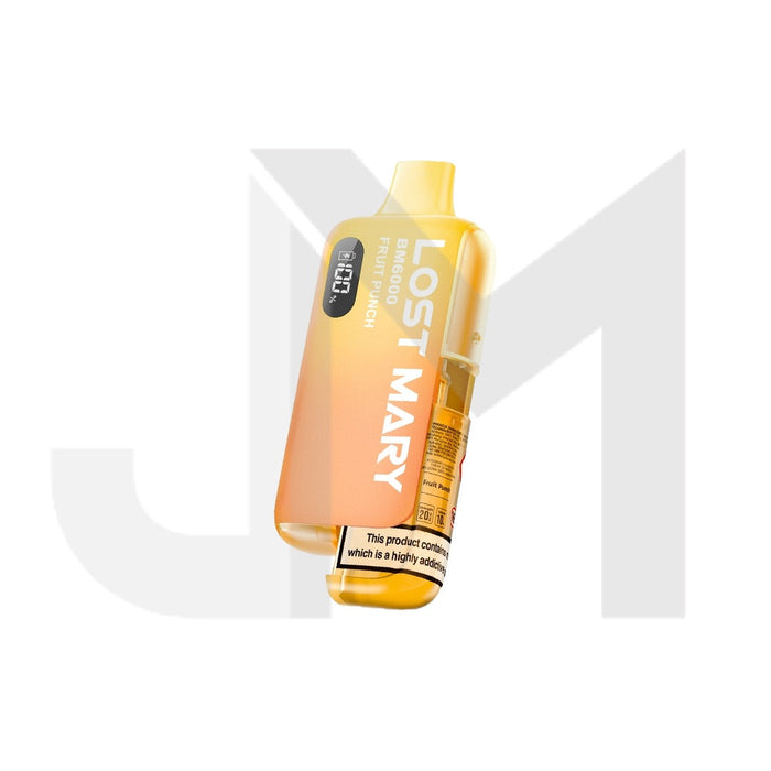 20mg LOST MARY BM6000 Refillable Pod Kit - 6000 Puffs 20mg LOST MARY BM6000 Refillable Pod Kit - 6000 Puffs