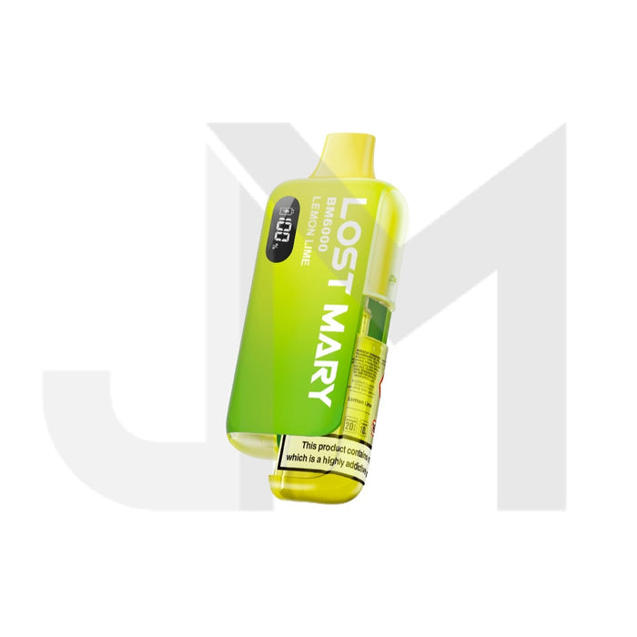 20mg LOST MARY BM6000 Refillable Pod Kit - 6000 Puffs 20mg LOST MARY BM6000 Refillable Pod Kit - 6000 Puffs