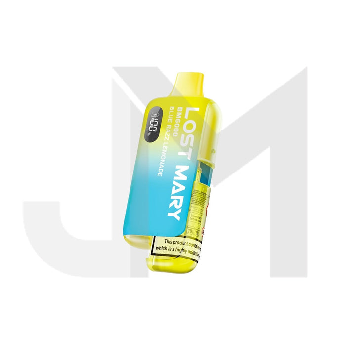 20mg LOST MARY BM6000 Refillable Pod Kit - 6000 Puffs 20mg LOST MARY BM6000 Refillable Pod Kit - 6000 Puffs