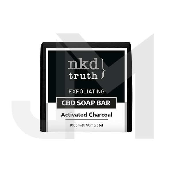 NKD 50mg CBD Specialty Activated Charcoal soap bar 100g