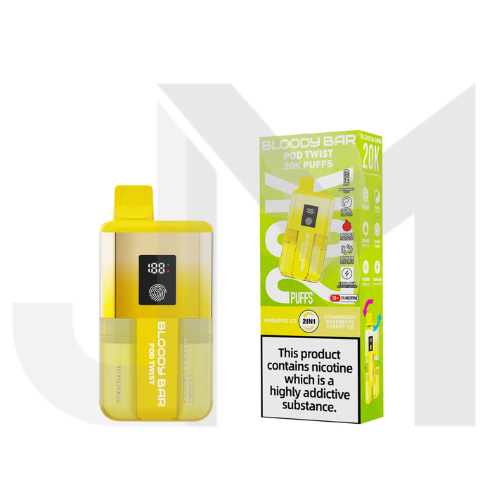 Bloody Bar 20k Twist Prefilled Pod Vape Kit - 20000 Puffs