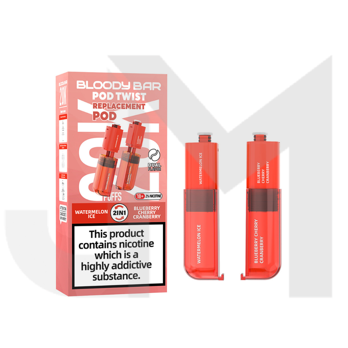 Bloody Bar 20k Twist Prefilled Pod - 20000 Puffs