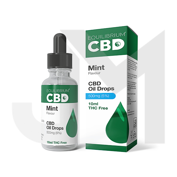 500mg Equilibrium CBD Oil 10ml - Mint Flavour